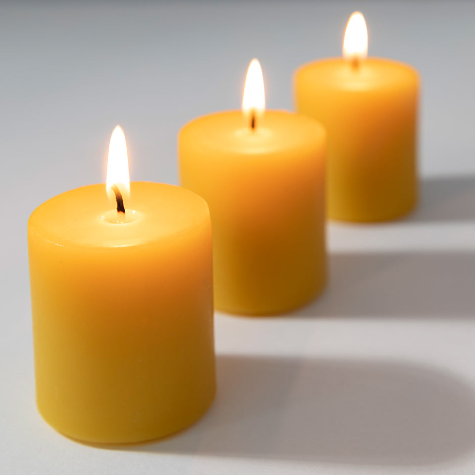 Jumbo Beeswax Votive Candles - photo 2