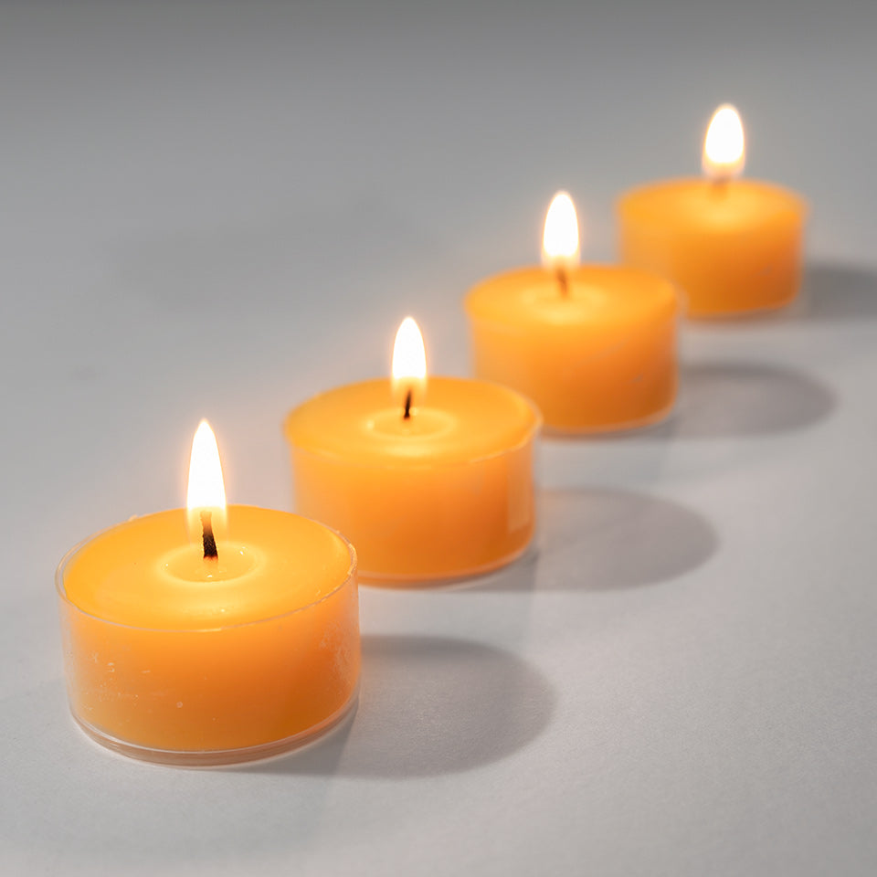 Clear Beeswax Tea Lights - photo 1