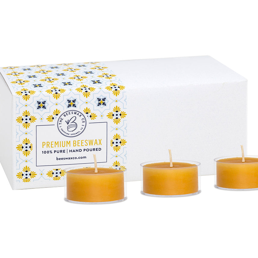 Clear Beeswax Tea Lights - photo 3