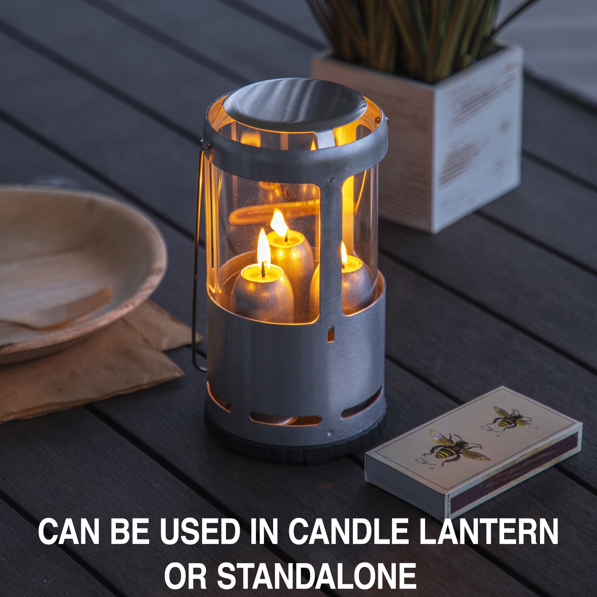 UCO candle lantern beeswax candles