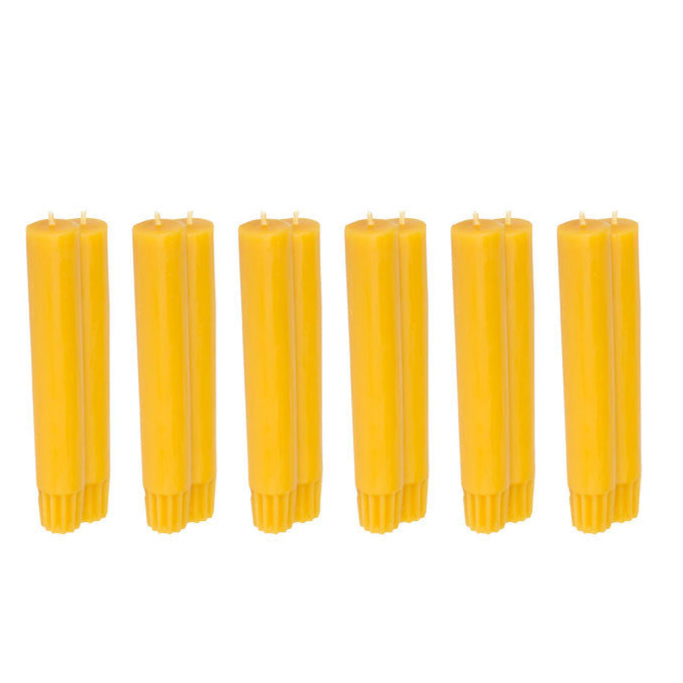 1 x 6 Beeswax Candlesticks - photo 2