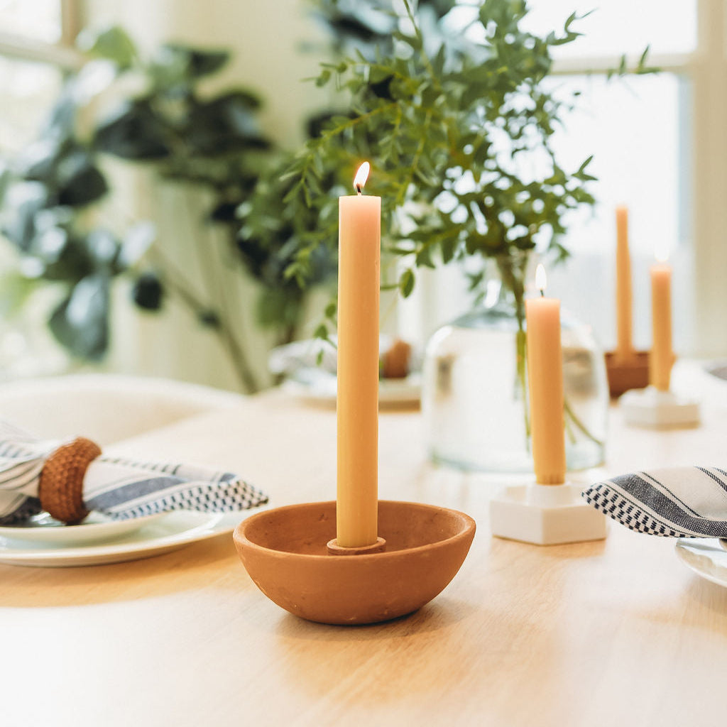 1 x 9 Beeswax Candlesticks – The Beeswax Co.
