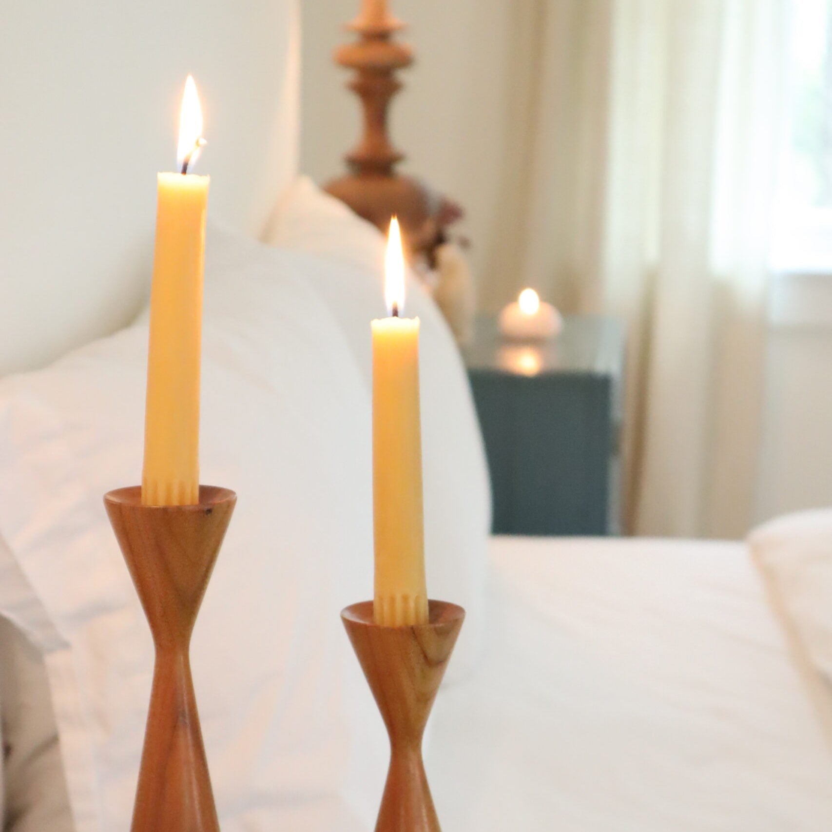 6 Inch Beeswax Tapers - photo 2