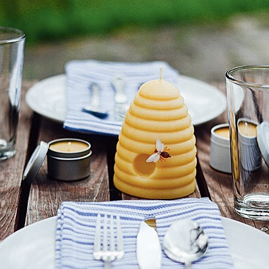 Beehive Beeswax Candle - photo 4