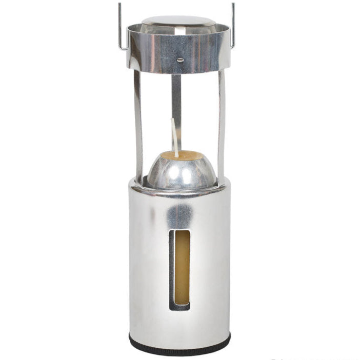 Polished Aluminum Candle Lantern - photo 1