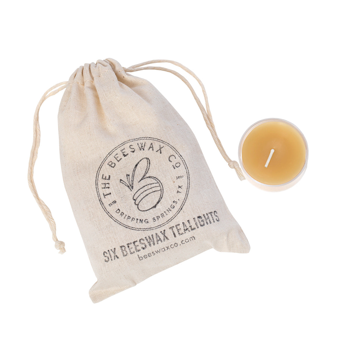 Clear Beeswax Tea Lights - photo 2