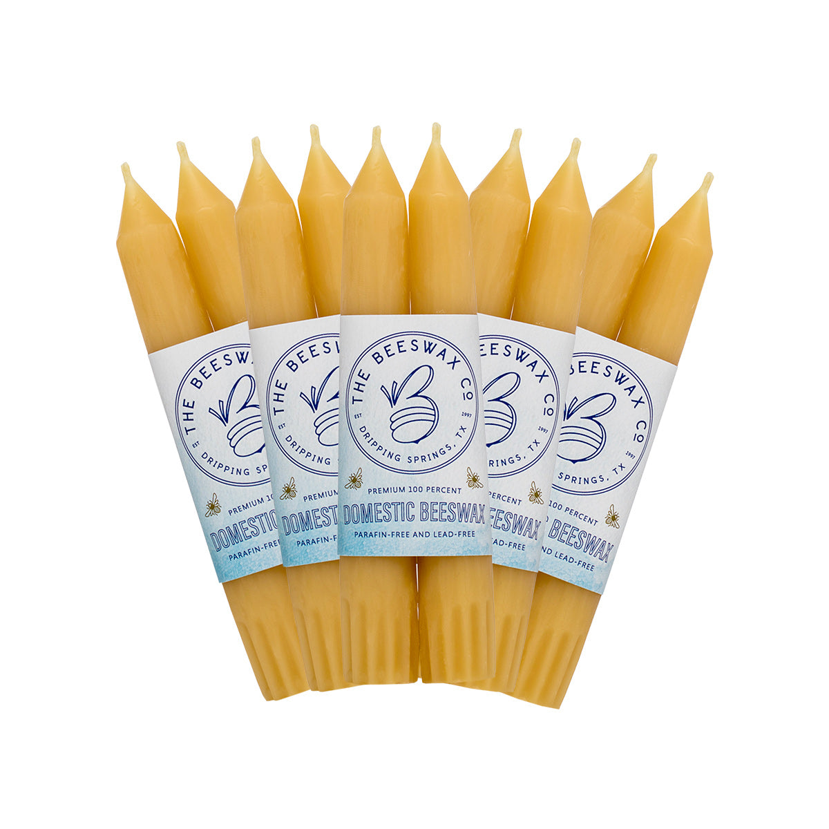 6 Inch Beeswax Tapers - photo 1