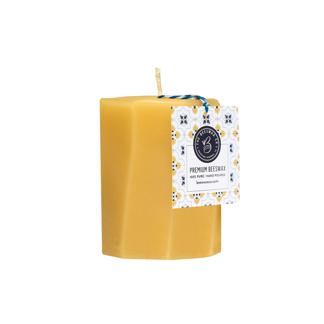 2.5" X 3" beeswax Spiral Octagon - photo 1