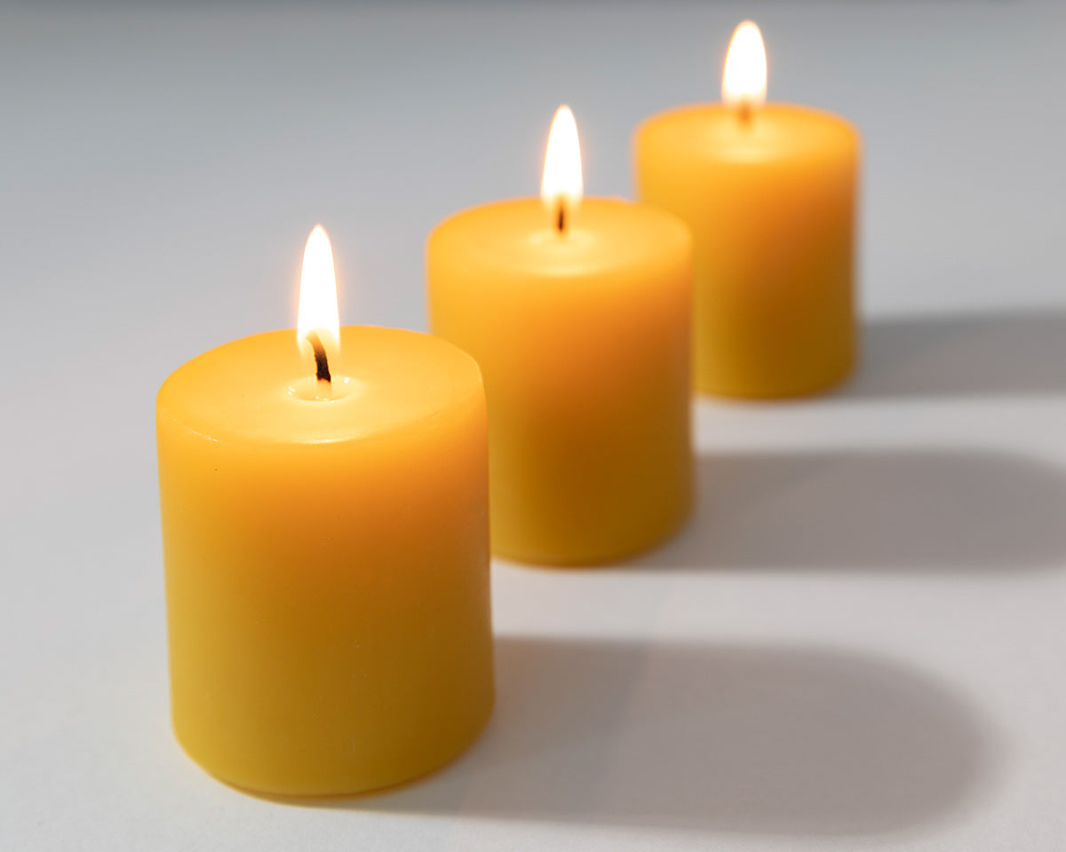 Jumbo Beeswax Votive Candles - photo 2
