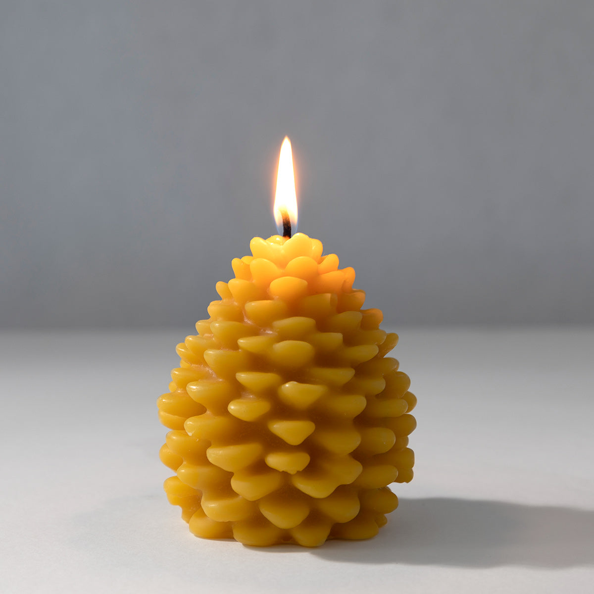 Pinecone Beeswax Candle - photo 2