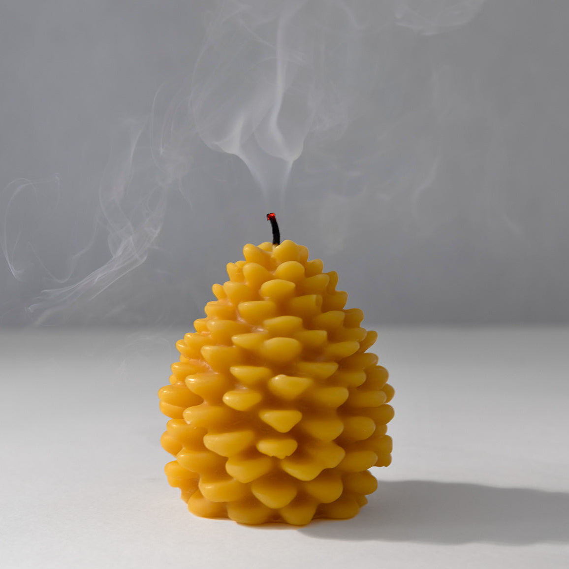 Pinecone Beeswax Candle - photo 4