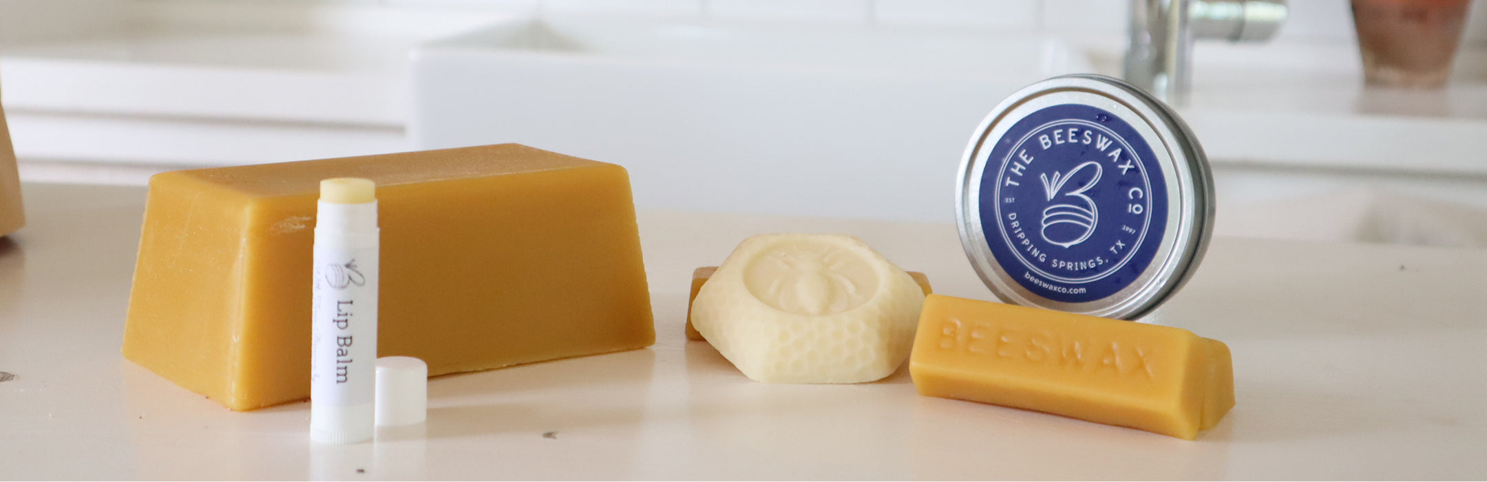 Beeswax lotion bar and lip balm