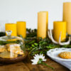 3 inch Beeswax Pillars - Image 3