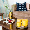 3 Wick - 5 inch Beeswax Pillars - Image 2